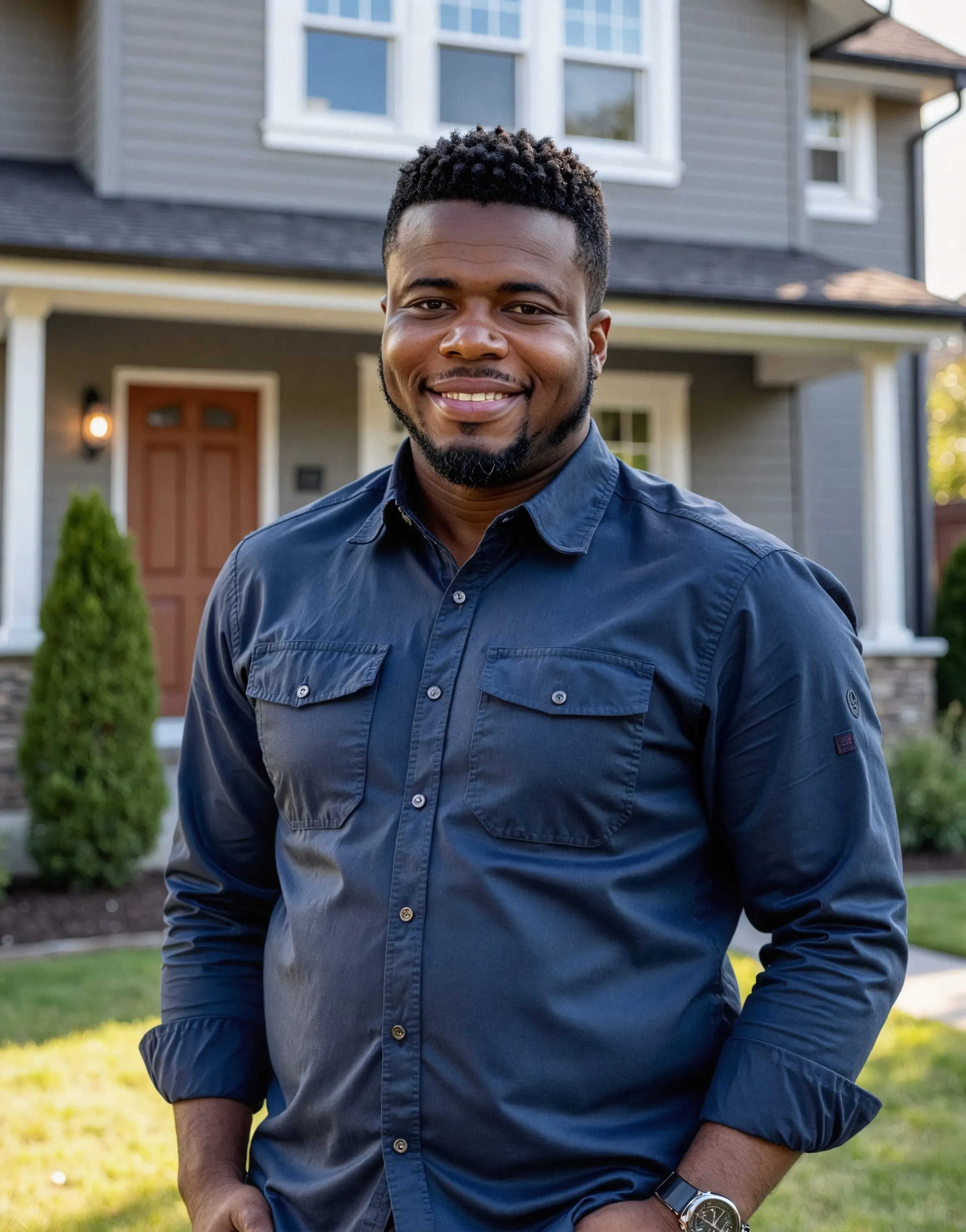 Obi Onuorah reflecting on servant leadership outdoors