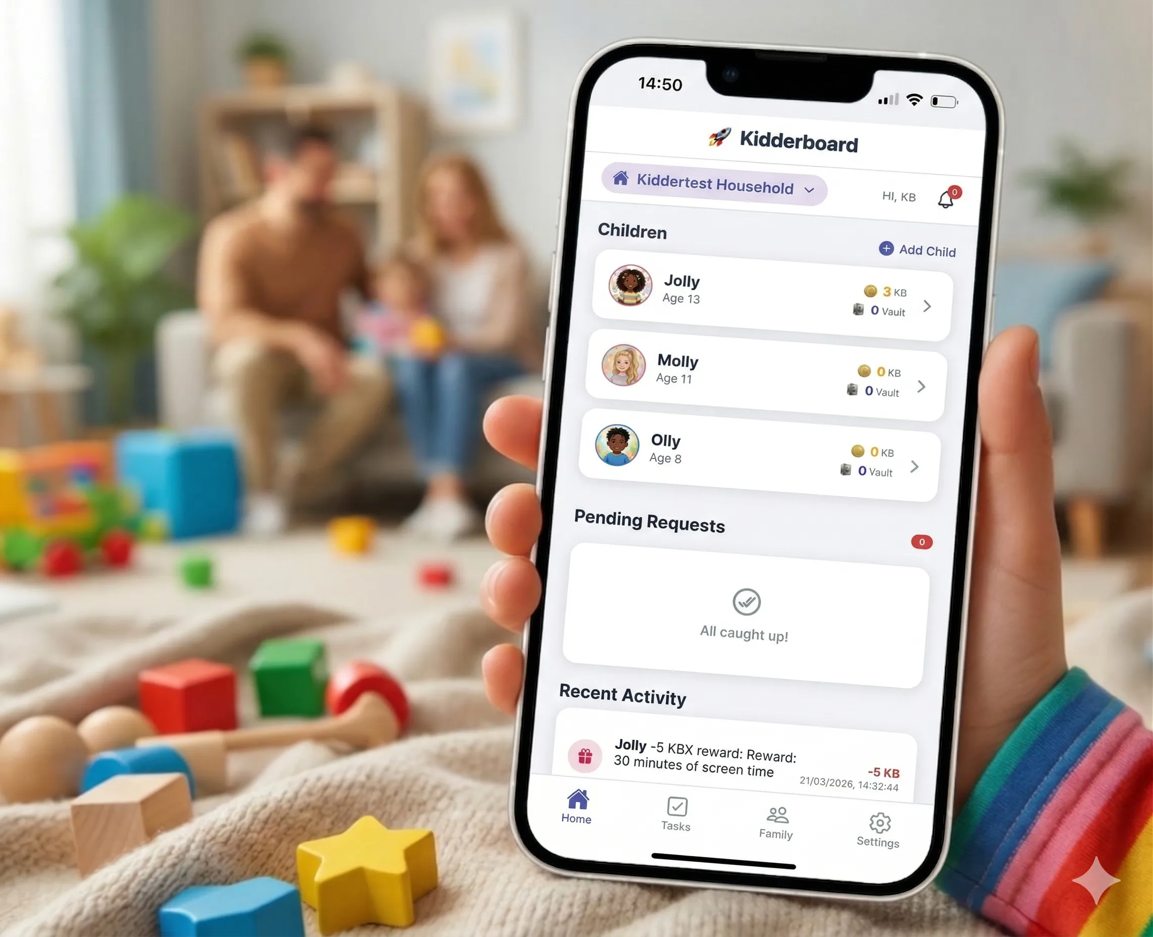 Kidderboard — Gamified task management for families
